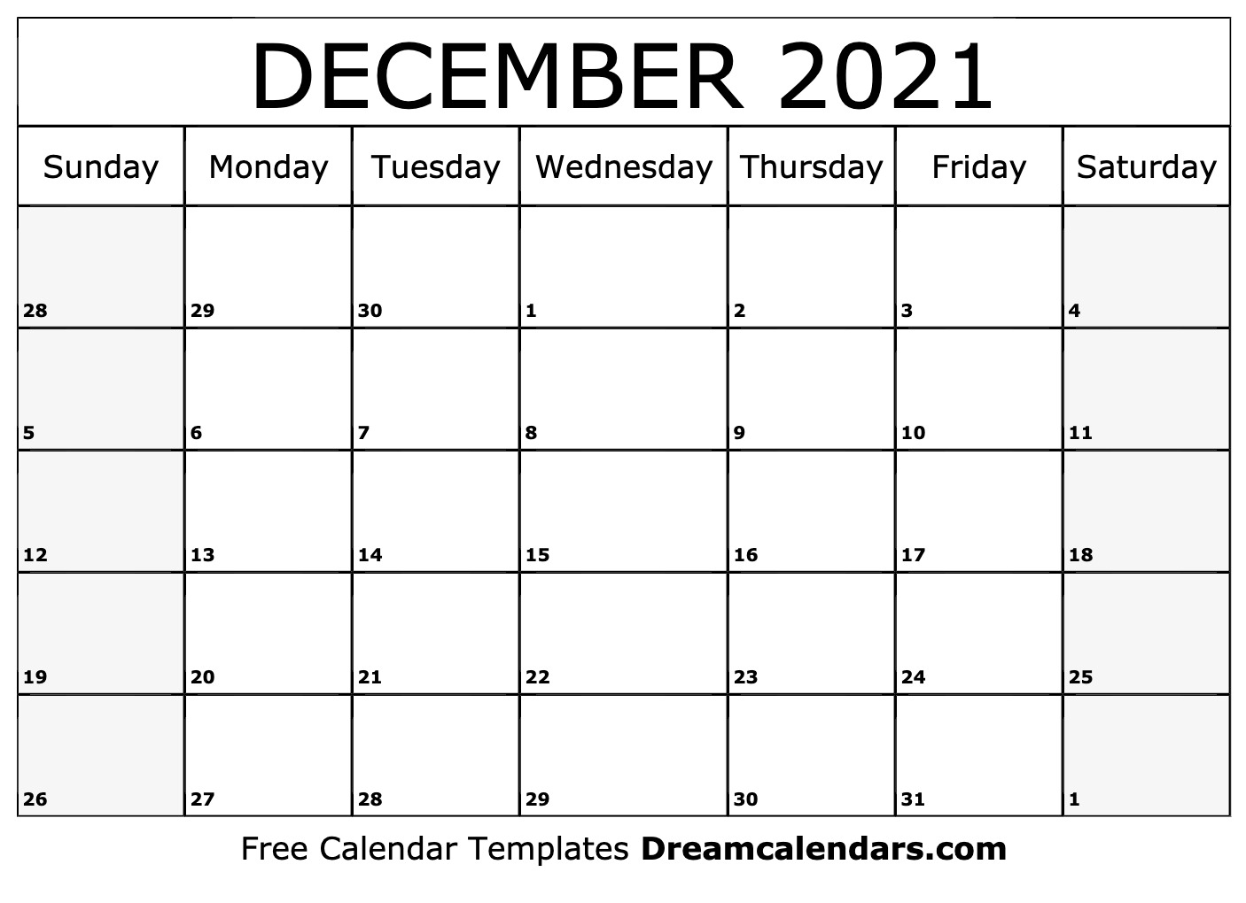 sunset calendar december 2021 Printable December 2021 Calendar sunset calendar december 2021