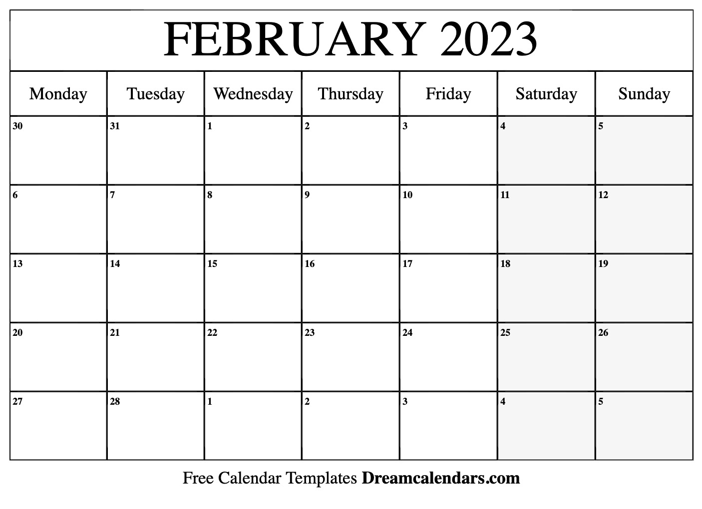 February, 2023