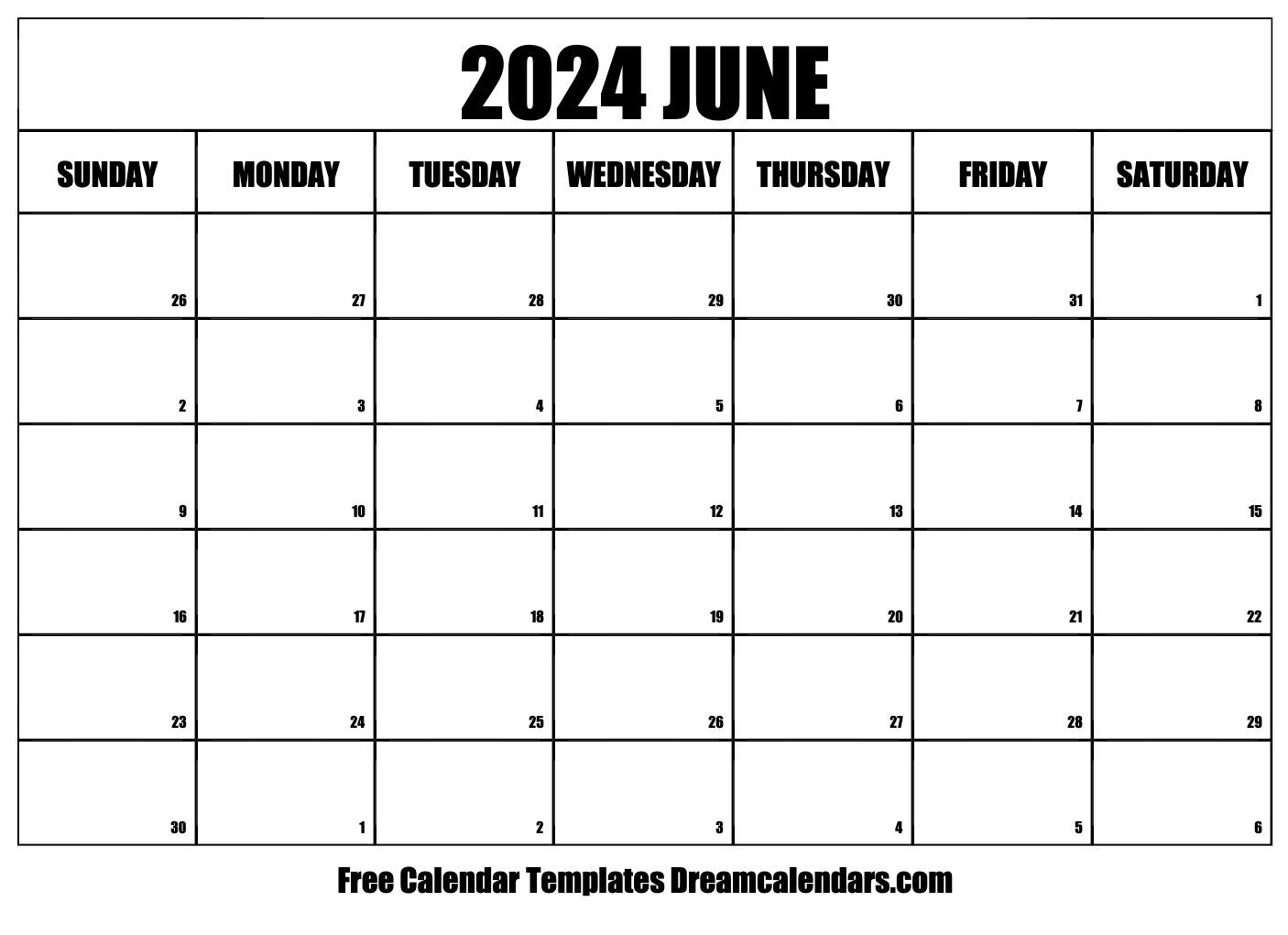 june 2024 calendar free printable calendar - june 2024 calendar free ...