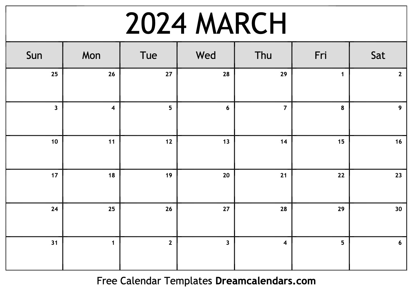 2024 Blank Calendar March 12 Free Printable Oct 2024 Calendar