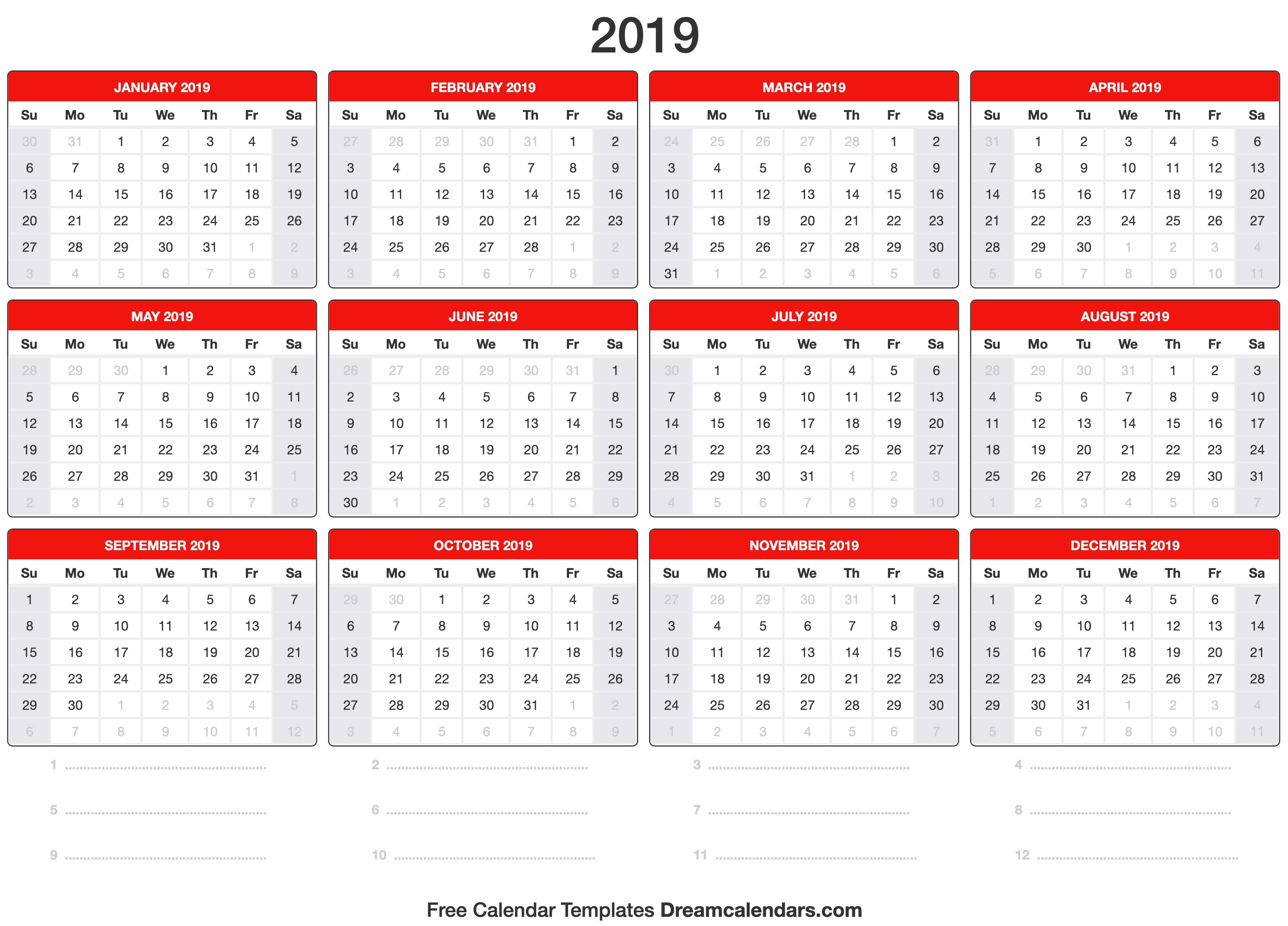 2019-calendar-free-vector-art-5-324-free-downloads